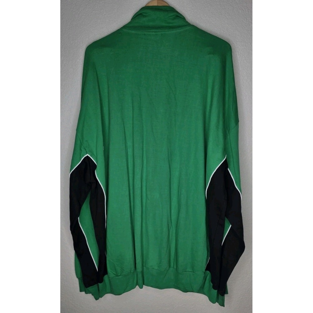 New Boston Celtics Majestic Bigman Track Jacket Green NBA Windbreaker Men 5XL - Picture 3 of 6